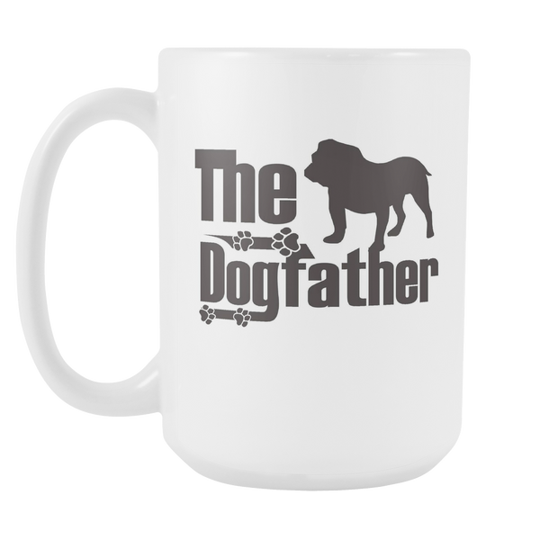The Dogfather - Bulldog 15oz White Mug