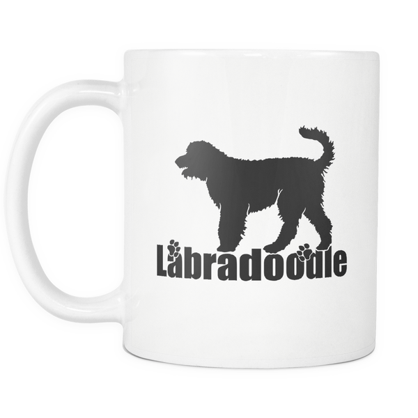 White Labradoodle 11oz Coffee Mug