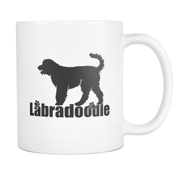 White Labradoodle 11oz Coffee Mug