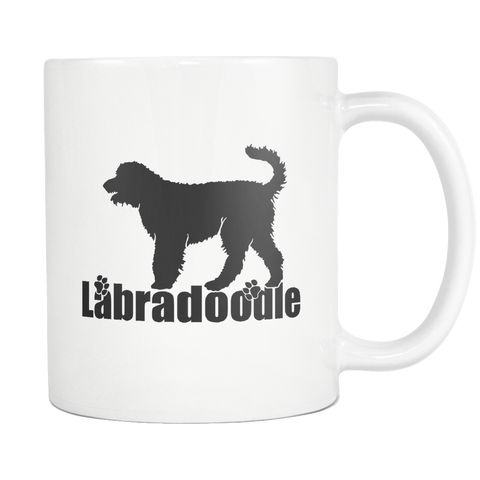 White Labradoodle 11oz Coffee Mug