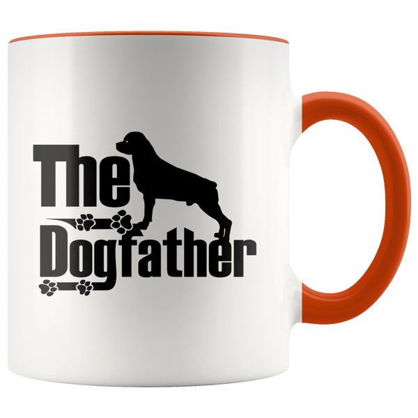 Rottweiler Lover Gifts The Dogfather 11oz Assorted Color Coffee Mug