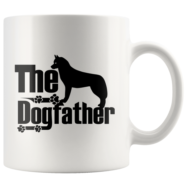 Siberian Husky Lover Gifts The Dogfather 11oz White Coffee Mug