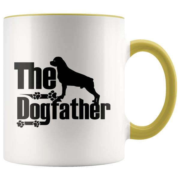Rottweiler Lover Gifts The Dogfather 11oz Assorted Color Coffee Mug