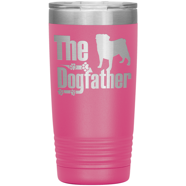 DogFather - Pug - 20oz Vacuum Tumbler