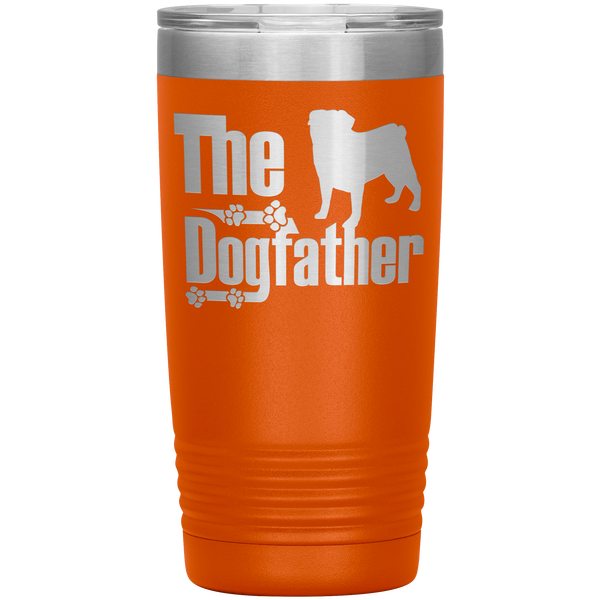 DogFather - Pug - 20oz Vacuum Tumbler