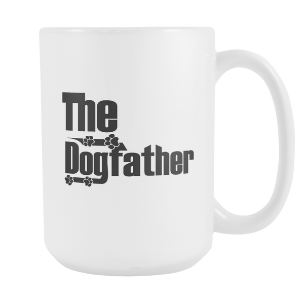 The Dogfather - 15 oz white mug