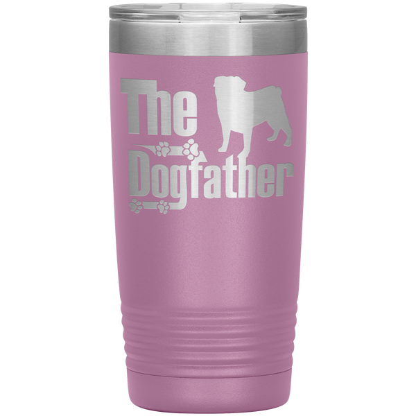 DogFather - Pug - 20oz Vacuum Tumbler