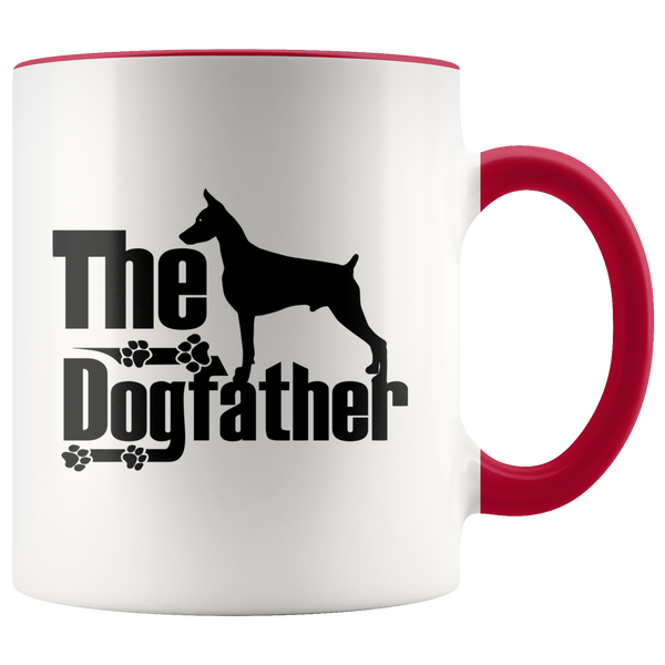 Doberman Lover Gifts The Dogfather 11oz Assorted Color Coffee Mug