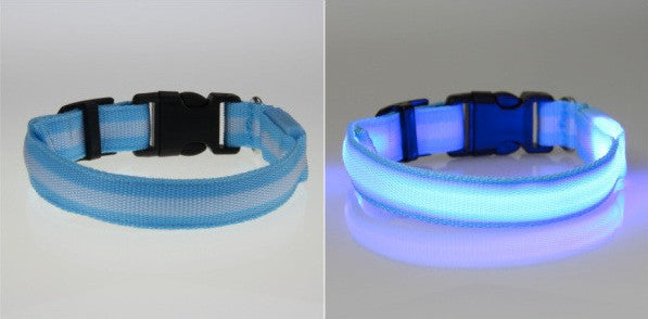 LED Nylon Night Safety Dog Collar - FREE - Only Pay Shipping!