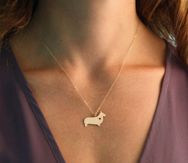 Pembroke Welsh Corgi Pendant and Necklace - FREE Shipping