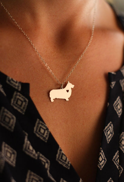 Pembroke Welsh Corgi Pendant and Necklace - FREE Shipping