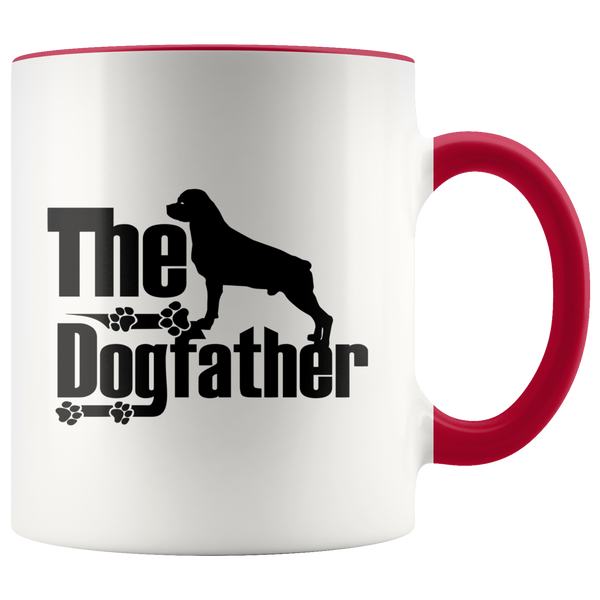 Rottweiler Lover Gifts The Dogfather 11oz Assorted Color Coffee Mug