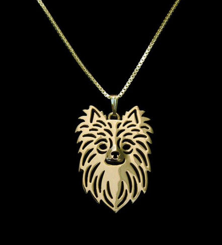 Handmade Short & Long Haired Chihuahua Sterling Silver/18 Gold Pendant and 18" Necklace - FREE - Just Pay Shipping!