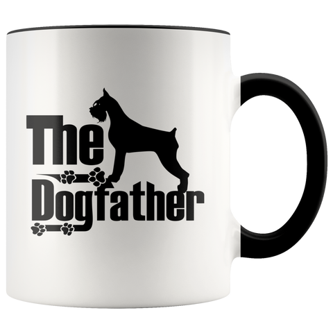 Schnauzer Lover Gifts The Dogfather 11oz Assorted Color Coffee Mug
