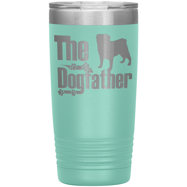 DogFather - Pug - 20oz Vacuum Tumbler