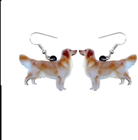 Golden Retriever Jewelry - Golden Retriever Necklace- Golden Retriever Earrings - Golden Retriever Gifts - Retriever Keychain FREE Shipping