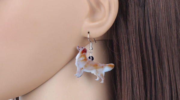 Golden Retriever Jewelry - Golden Retriever Necklace- Golden Retriever Earrings - Golden Retriever Gifts - Retriever Keychain FREE Shipping