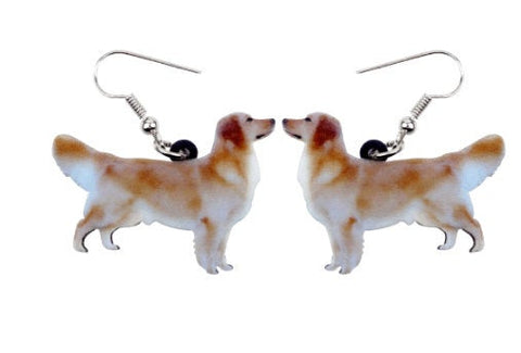 Golden Retriever Jewelry - Golden Retriever Necklace- Golden Retriever Earrings - Golden Retriever Gifts - Retriever Keychain