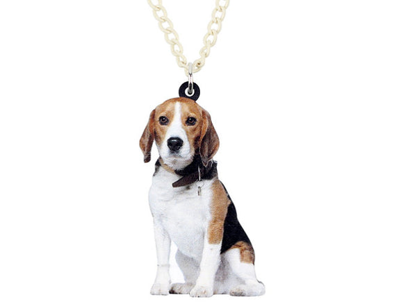 Beagle Jewelry - Beagle Necklace- Beagle Art - Beagle Earrings - Beagle Gifts - FREE Shipping