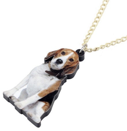 Beagle Jewelry - Beagle Necklace- Beagle Art - Beagle Earrings - Beagle Gifts - FREE Shipping