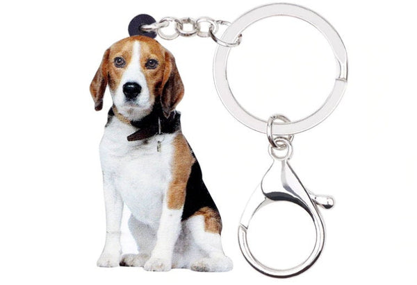 Beagle Keychain - Beagle Necklace- Beagle Jewelry - Beagle Earrings - FREE Shipping