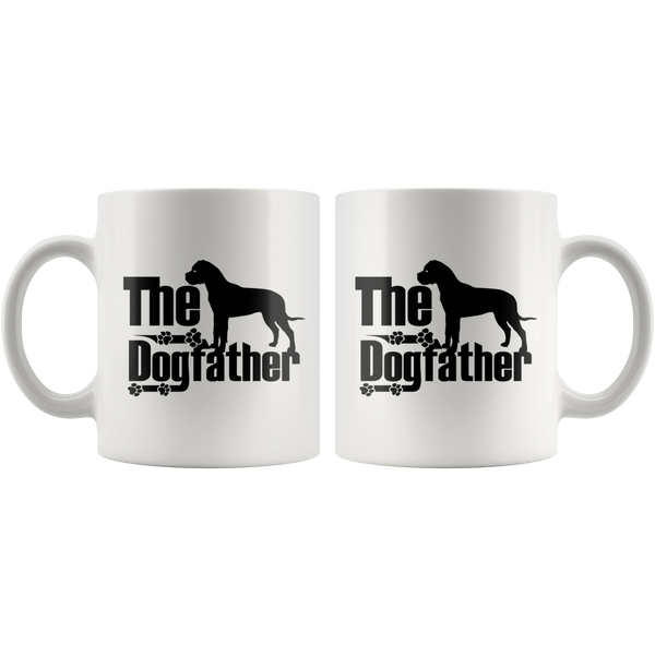 Bullmastiff Lover Gifts The Dogfather 11oz White Coffee Mug