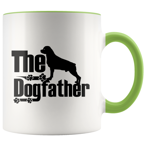 Rottweiler Lover Gifts The Dogfather 11oz Assorted Color Coffee Mug