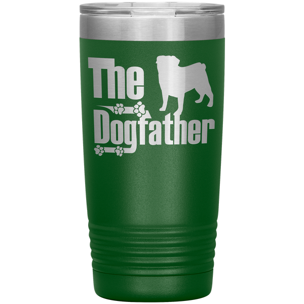 DogFather - Pug - 20oz Vacuum Tumbler