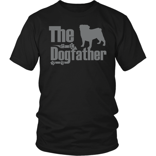 Pug Lover - The Dogfather - T Shirt - Pug Fans - FREE Shipping
