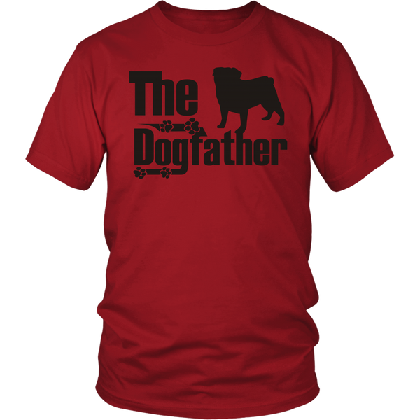 Pug Lover - The Dogfather - T Shirt - Pug Fans - FREE Shipping