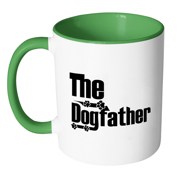 The DogFather - Accent Mugs