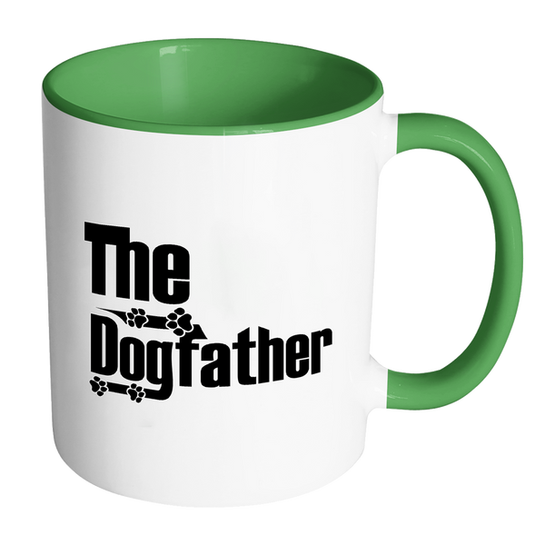 The DogFather - Accent Mugs