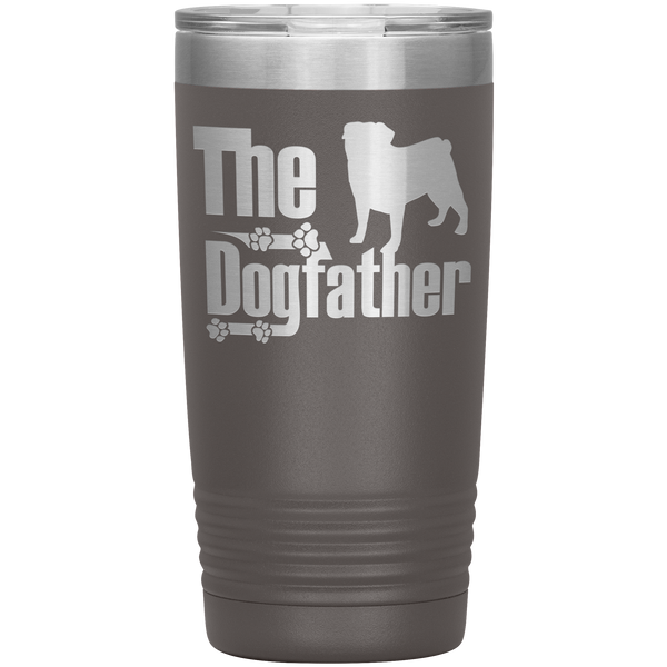 DogFather - Pug - 20oz Vacuum Tumbler