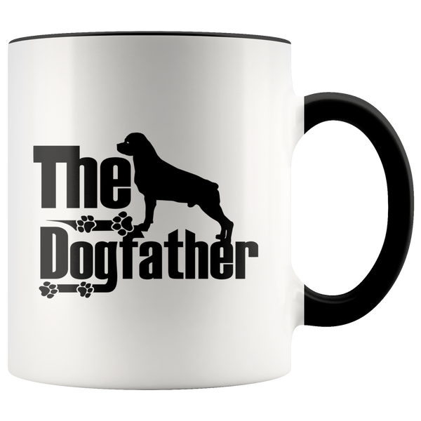 Rottweiler Lover Gifts The Dogfather 11oz Assorted Color Coffee Mug