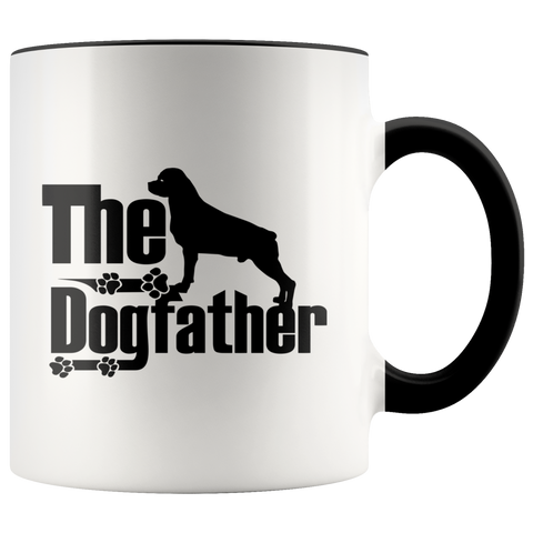 Rottweiler Lover Gifts The Dogfather 11oz Assorted Color Coffee Mug