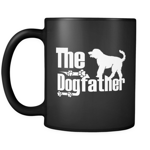 Labradoodle Lover Gifts The Dogfather 11oz Black Coffee Mug -Labradoodle Dog Pet Owner Rescue Gift