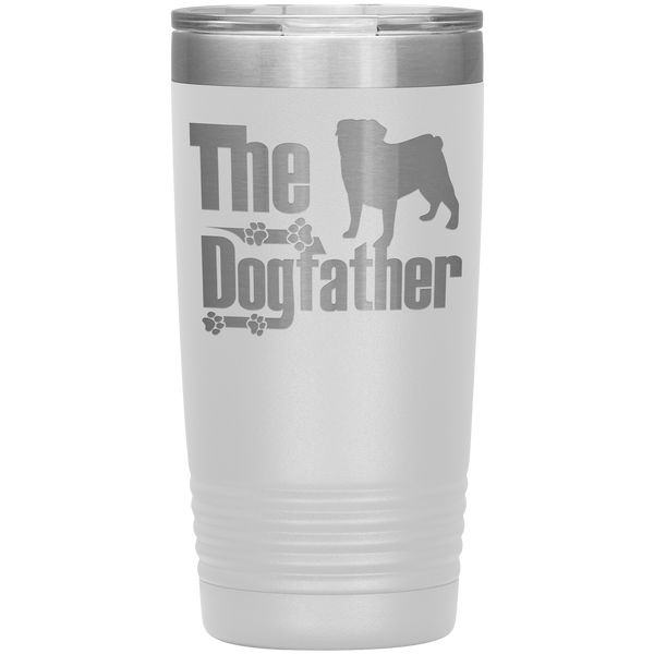 DogFather - Pug - 20oz Vacuum Tumbler